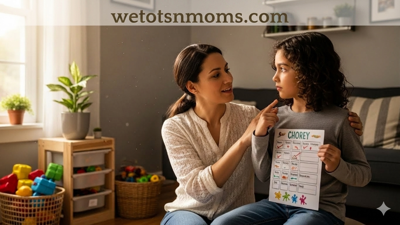 kids listening to mom