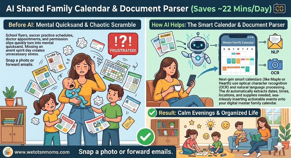 AI Shared Family Calendar and Document Scanner App